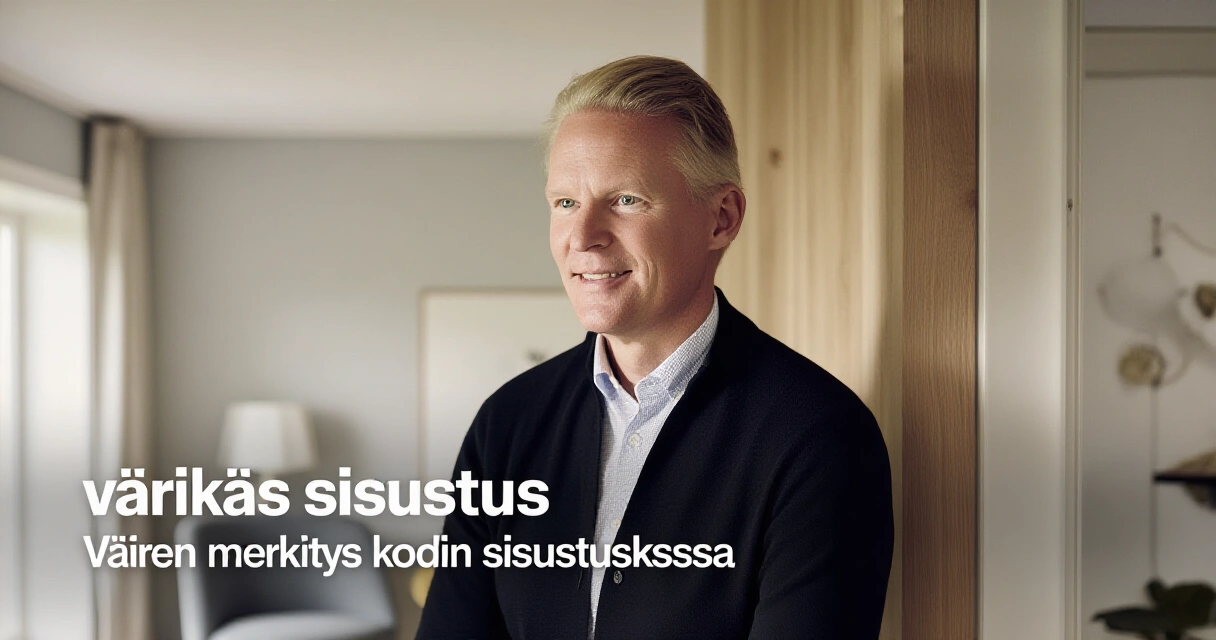 Värien merkitys kodin sisustuksessa
